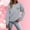Light Gray, variant on Women's Fashionable Printed Crew Neck Hoodie Half Hoodies Women Fall Womens Sweater Light Hoodies Ladies Color Sweater Women Drop Shoulder Sweatshirt Lady Pants Suits Dressy Sweatshirts for Women 4x