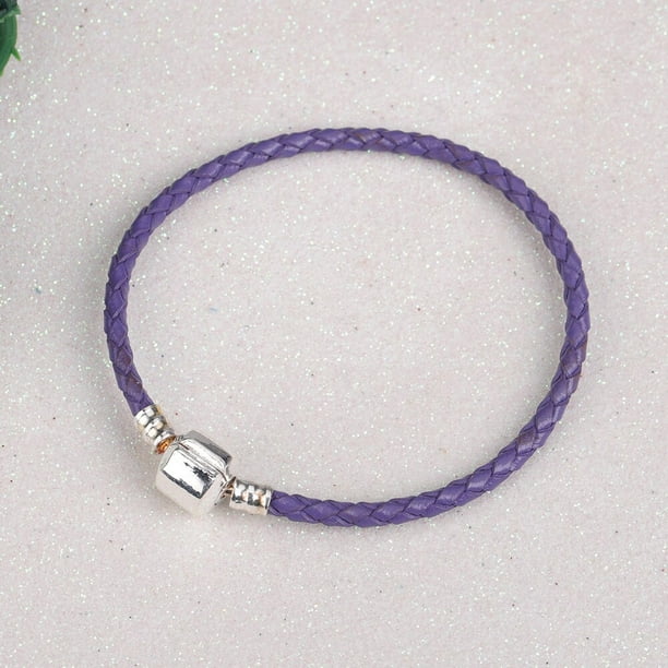 Pulsera con abalorio Original para mujer, cadena de serpiente de aleación de Color rosa dorado y plateado, pulseras básicas para mujer a la moda, joyería DIY Deng Xun unisex