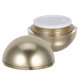 thumbnail image 2 of 1 frasco de plástico para crema, frasco de almacenamiento de cosméticos, frasco vacío para muestras de maquillaje, dorado, 2 of 7