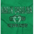thumbnail image 2 of North Carolina Footprint Stencil Cool Men's Graphic T Shirt Tees Brisco Brands X, 2 of 6