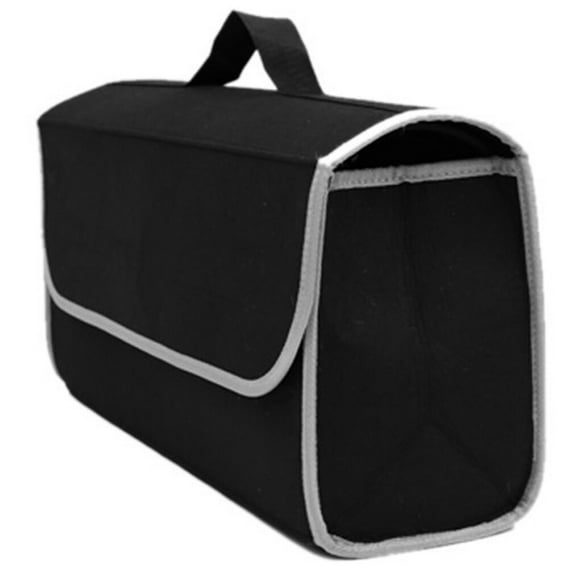 Car Trunk Organizer Car Soft Felt Storage Box Cargo Container Box Trunk Bag Stowing Tidying Holder Multi\-Pocket