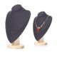 thumbnail image 3 of Soporte de exhibición de joyería Base de collares busto cadena gargantilla titular MANIQUÍ para MUJER decoración para hogar Negro L Salvador organizador de soporte de joyería, 3 of 10