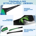 thumbnail image 3 of LINVO Men’s Sports Polarized Sunglasses, Wrap-Around Sun Glasses for Cycling, Fishing, Hiking & Driving, UV400 Protection, 3 of 7