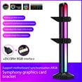 thumbnail image 4 of Graphics Card Stand ARGB GPU Brace Support for 5V 3Pin ARGB Graphics Card for Desktop Computer Chassis Motherboard, 4 of 8