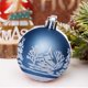 thumbnail image 5 of Gray Colgantes decorativos con tema de colores delicados y colgantes brillantes para árbol de Navidad, 60mm, 30 piezas, 5 of 5