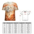 thumbnail image 2 of Cool Horse Women T-Shirt Classic O Neck T-Shirts Short-Sleeve Trendy Animal Print Design Tshirt Casual Clothing, 2 of 5