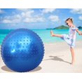 thumbnail image 2 of Pelota de Masaje Penepico Hinchable Azul Grande con Picos Táctiles para Niños, 2 of 9