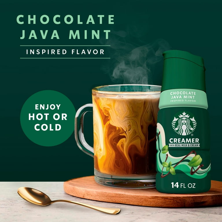Starbucks Chocolate Java Mint Flavored Coffee Creamer, Liquid