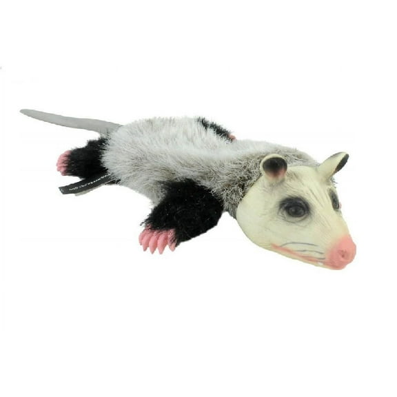 Realistic Animal Dog Toy Stuffing Free with Squeaker Possum or Skunk Dogs Toys (Possum)