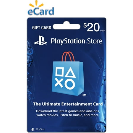 $20 Playstation Store Gift Card (Email Delivery)
