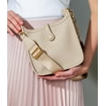 thumbnail image 5 of KEDZIE Bella Vegan Leather Crossbody Bag, Cream, 5 of 8