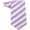 White, variant on Purple Necktie - Purple Gray Jacquard Woven Striped Tie - Grey and Purple Ties