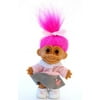 5Star-TD My Lucky 1950's Poodle Skirt 6' Troll Doll (Hot Pink Hair)