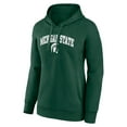 thumbnail image 2 of Women's Fanatics Green Michigan State Spartans Campus Pullover Hoodie, 2 of 3