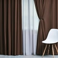 thumbnail image 6 of Superior Solid Blackout Curtain Set of 4, 52" x 108", Cappuccino, 6 of 10