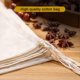 thumbnail image 4 of 20 pieces reusable cotton drawstring burlap bags, natural unbleached cotton filter herbal bags, (12*15cm), 4 of 4