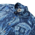thumbnail image 2 of YIUME Mens Vintage Hawaiian Shirt 1920s Tropical Shirt Short Sleeve Button Up Shirt, 2 of 8