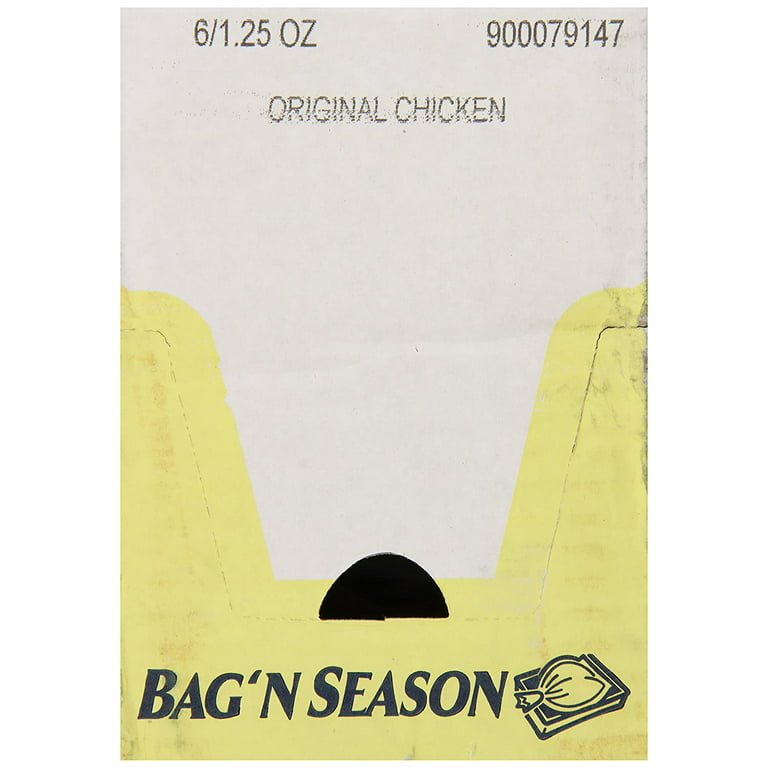 McCormick Bag 'n Season Original Chicken Cooking Bag & Seasoning Mix, 1.25  oz (Pack of 6)