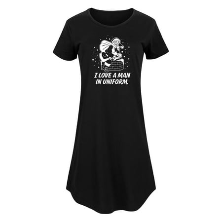 Instant Message - Santa Man In Uniform - Women s Any Way Dress