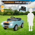 thumbnail image 3 of UBesGoo 12V Licensed Shelby Electric Ride on Car, Kids Powered Ride On Toy Car,  w/ Parent Remote Control, Blue, 3 of 9