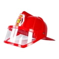 thumbnail image 4 of Sombrero de bombero para niños, resistente y moderno, accesorio de cosplay para juegos de rol. Rojo, 4 of 8