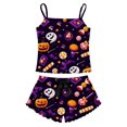thumbnail image 4 of XIYON Halloween Pajamas Women Ghost Pumpkin Sleepwear 2 Piece Soft Tanks Top and Shorts Pajama Set Comfort Nightwear Fashion Clothing, 4 of 4