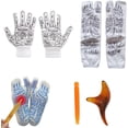 thumbnail image 1 of Chaussettes et Outils de Réflexologie, Chaussettes d'Acupression avec Outil de Massage, Chaussettes de Réflexologie pour Hommes et Femmes Disponibles, Outil de Massage à Points de Déclenchement, Chaussettes d'Accupération, Massage des Pieds, Masseur de Main (Femmes), 1 of 7