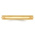 thumbnail image 3 of Auriga Fine Jewelry 14K Yellow Gold 3mm Migraine Half Round Wedding Band Size- 8.5 for Women, 3 of 6