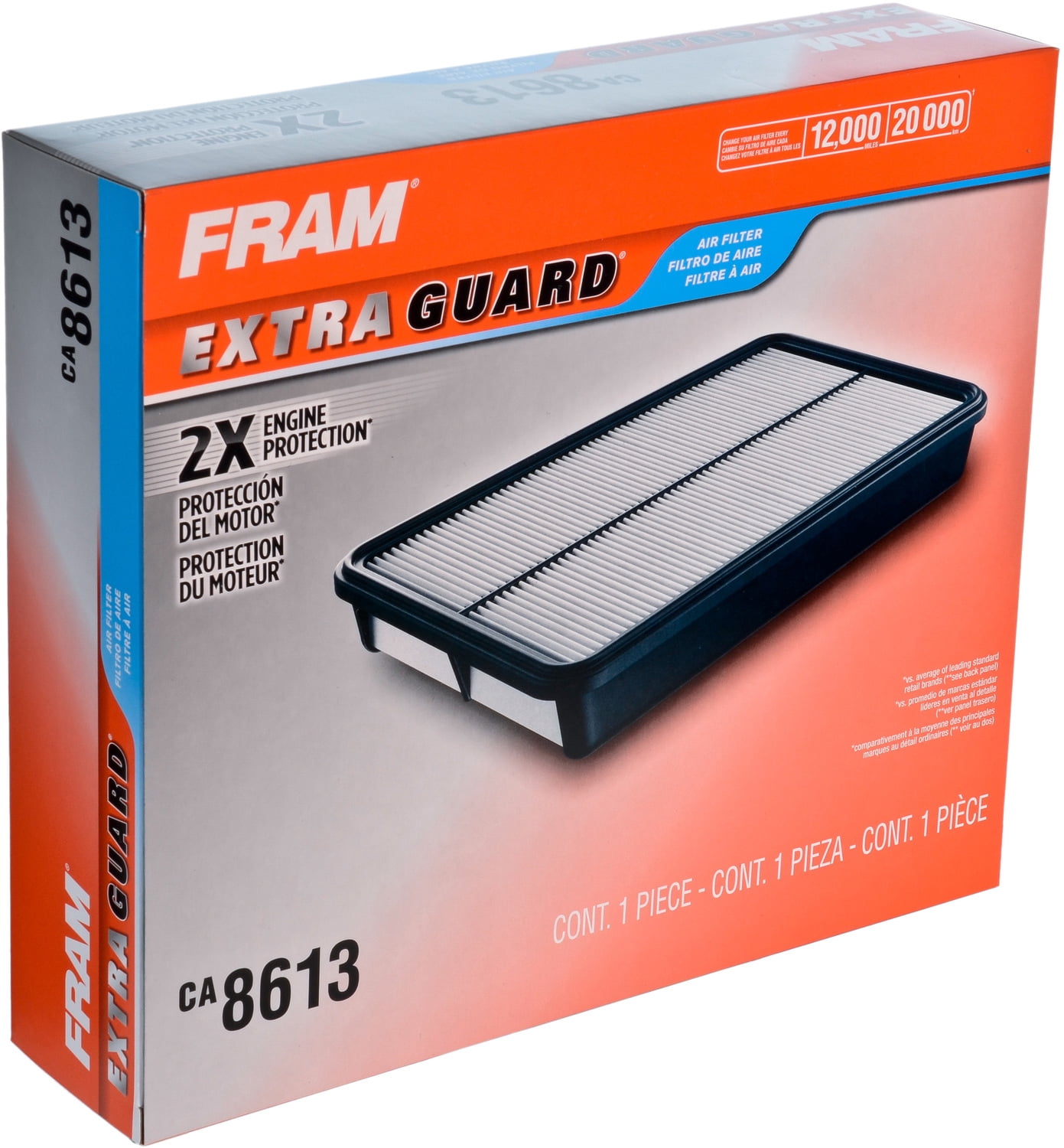 FRAM CA8613 Extra Guard Rigid Panel Air Filter Fits select: 2001-2005 LEXUS IS, 1998-2005 LEXUS GS