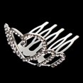 thumbnail image 3 of Tiara de Princesa Perfecl con Pinzas para el Cabello de Bodas Plata, 3 of 8