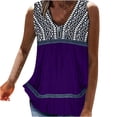 thumbnail image 2 of LSLJS Débardeurs pour Femmes Gilet Imprimé Mode pour Femmes Col Rond Ample Sans Manches T-Shirt Chandail Hauts Blouse, 2 of 6