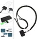 thumbnail image 4 of Cordón ajustable para smartphone, correa para el cuello multifunción para teléfono, llaves, tarjetas de identificación y teléfonos. Verde Negro Negro, 4 of 9