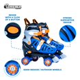 thumbnail image 3 of Patines Cuádruples Ajustables Chicago Skates J10‑J13 para Niños, 3 of 7