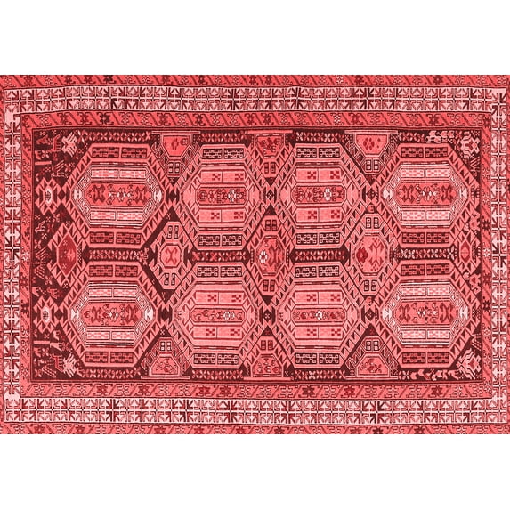 Ahgly Company Indoor Rectangle Persian Red Traditional Area Rugs, 2' x 4'