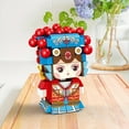 thumbnail image 1 of HUADAN Chinese Opera Character Small Building Blocks Model Set, 215pcs Simulation Collection Construction Building Bricks Toy for Kids Adult Age 6+ 96003, 1 of 5