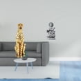 thumbnail image 2 of Escultura de , elegante centro de mesa que combina el arte animal con el de Buda para la decoración del hogar y la oficina., 2 of 8
