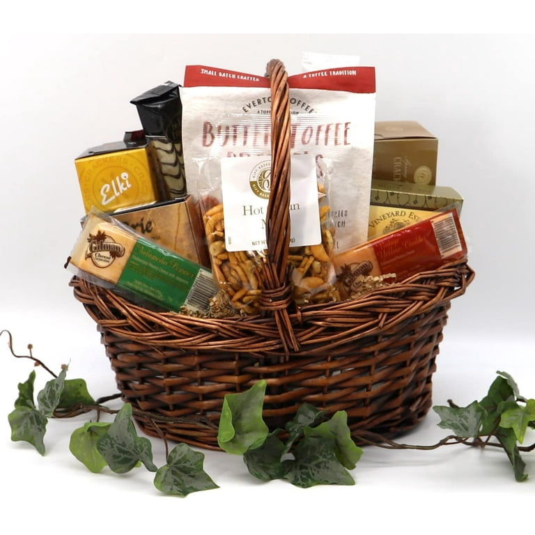 Fishing Gift Basket With Gourmet Snacks To Enjoy While Fishing - A Gift  Basket For The Fishermen In Your Life