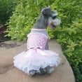 thumbnail image 6 of Breathable Dog Dresses - Fade-Less Cozy Puppy Dot Wedding Lace Dress - Bow Tie - Ideal for Dog, 6 of 8