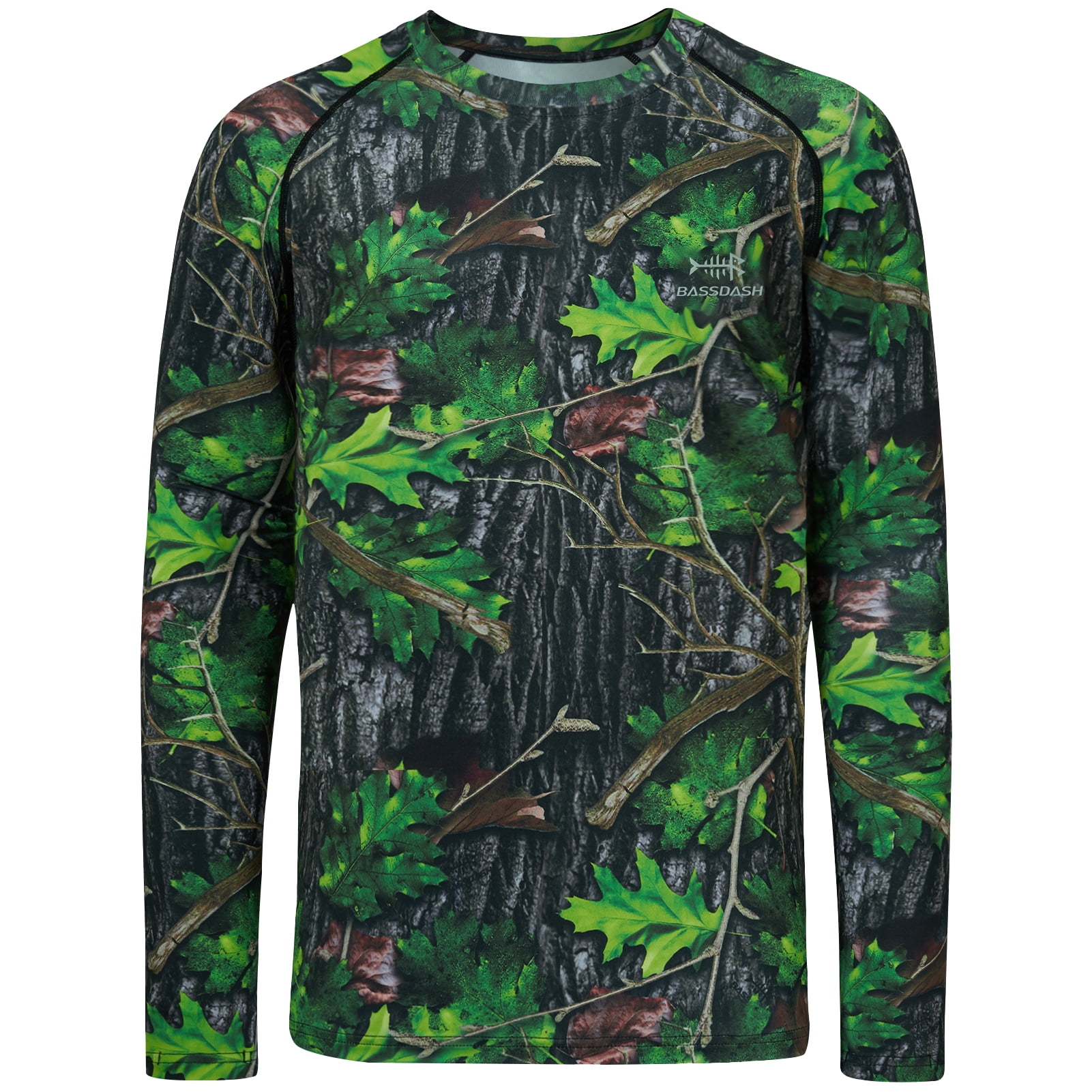 Bassdash FS13M Men's Hunting Camo Performance Long Sleeve Shirt Fishing UPF50+