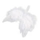 thumbnail image 2 of Alas de ángel, alas de plumas blancas, adornos colgantes, decoración de árbol de Navidad, decoraciones navideñas para vacaciones, bodas, año Nuevo, 2 of 7