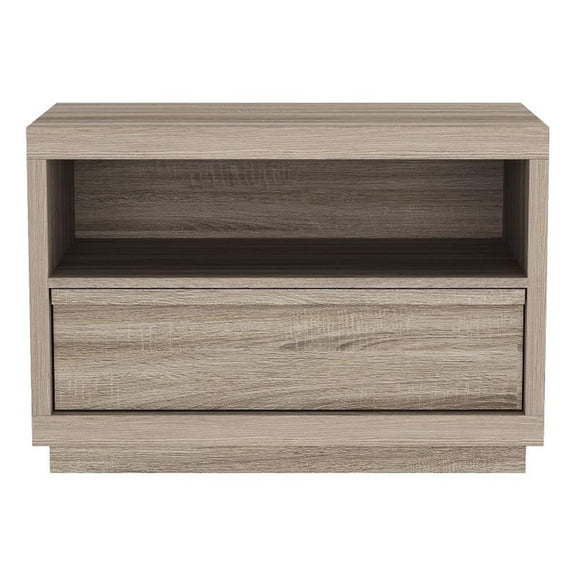 Navis Contemporary 32" Nightstand in Natural Oak (1-Drawer)
