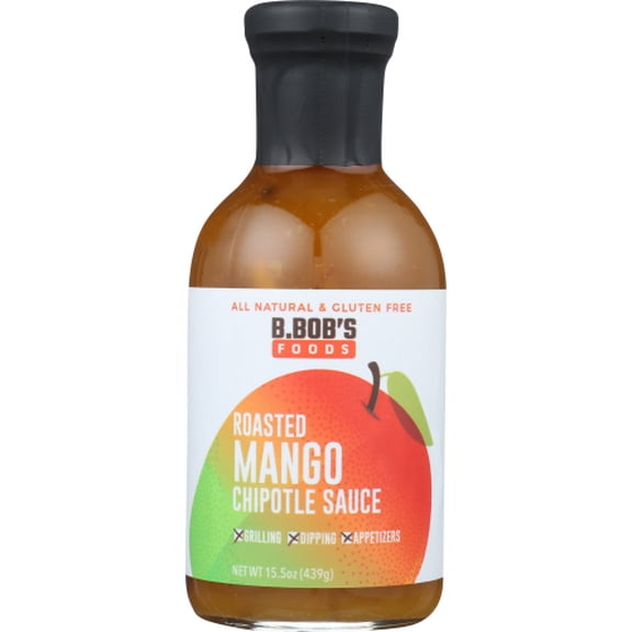 Bronco Bob's Chipotle Mango Roasted Sauce 15.5 oz (Pack of 6)