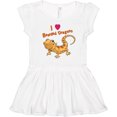 thumbnail image 3 of Inktastic I Love Bearded Dragons Girls Toddler Dress, 3 of 5