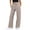 Khaki, variant on Promotion Sale! Women's High Waist Wide Leg Pants Lightweight Breathable Loose Fit Comfort Stretchy Waistband With Drawstring Casual Office Work Trousers For Daily Wear Sky Blue XL Size