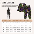 thumbnail image 4 of Sikiie Neon Mardi Gras Women's Long-Sleeve Shirt and Full-Length Bottom Pajama Set (s-xxl)-XX-Large, 4 of 7