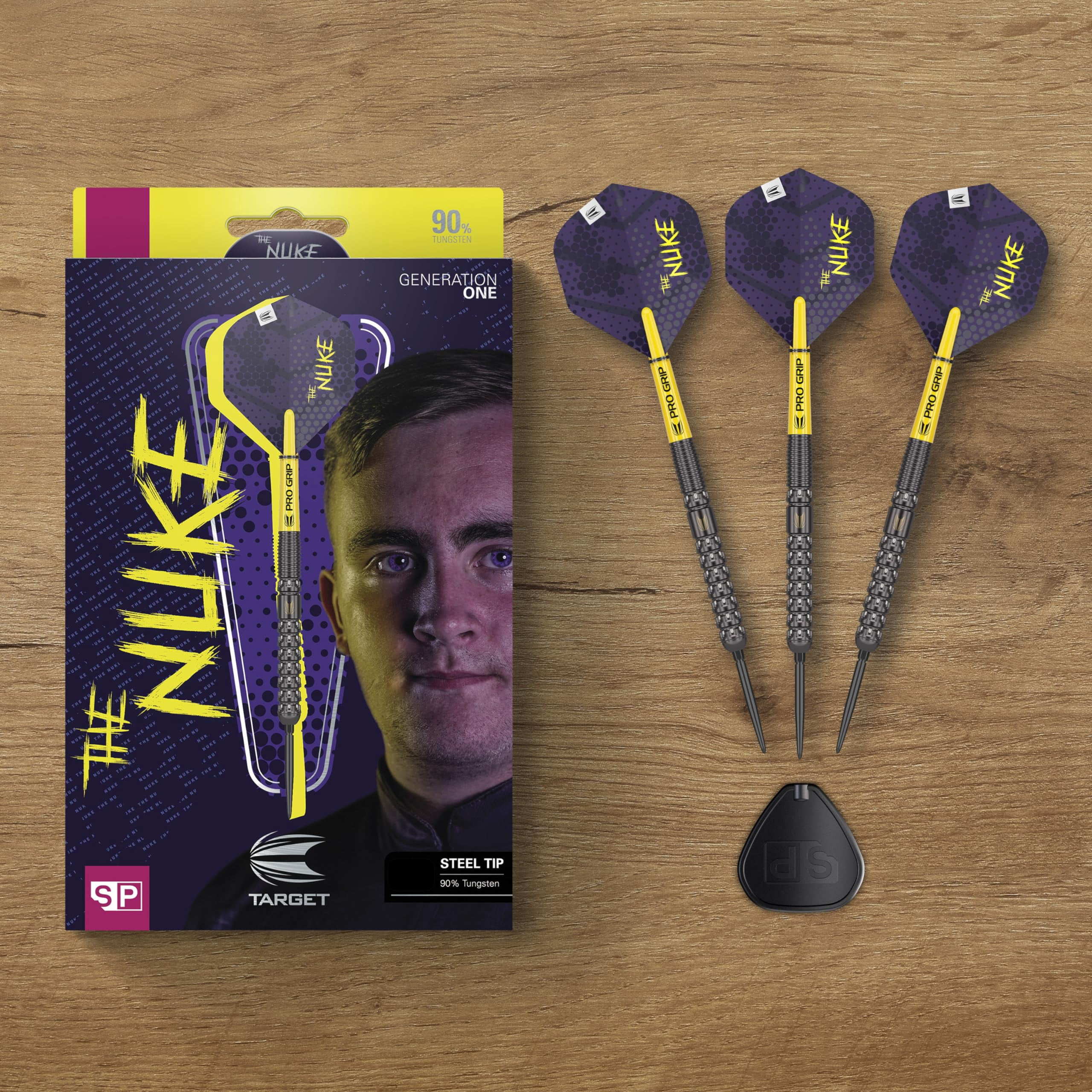 Target Luke Littler G1 Swiss Point Steel Tip Darts 90% Tungsten 23g