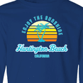 thumbnail image 4 of Inktastic Summer Enjoy the Sunshine Huntington Beach California Blue Long Sleeve Youth T-Shirt, 4 of 5