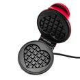 thumbnail image 1 of Mini Electric Waffle Maker - 220v for single waffles, hashbrowns with easy clean, non-stick surface, 1 of 1