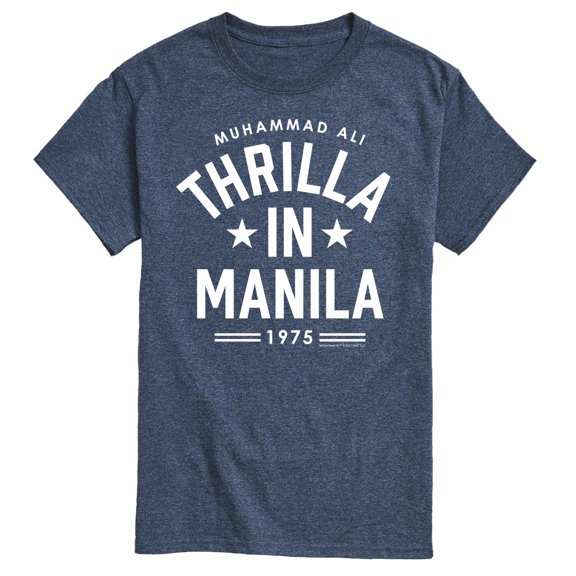 Muhammad Ali - Boxing Legend - Thrilla In Manilla - Men's Short Sleeve Graphic T-Shirt