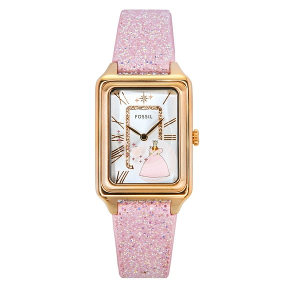 Fossil The Wizard of Oz Limited Edition Fabric Strap Silver Dial Quartz LE1199 Women's Watch